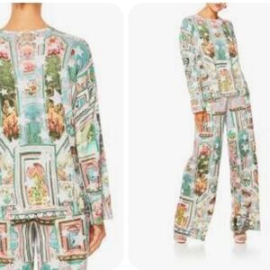 Camilla Printed Belle Sleeve Jumper Nwt Size XL